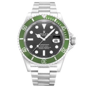 Rolex Submariner 16610LV 40mm Black Green Dial - R009 - view 01