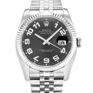 Rolex Datejust 116234 36mm Black Dial - R010 - view 01