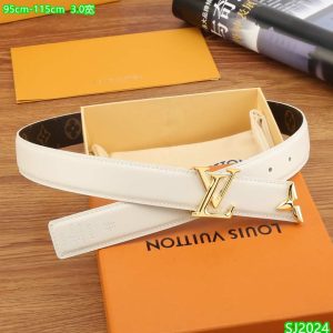 Pretty LV 30MM Reversible Belt Beige Reps - LVB132 - view 01