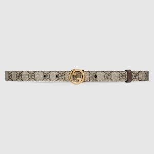 Gucci Blondie Thin Belt Brown Leather Reps - GCB012 - view 01
