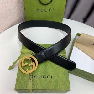 Gucci Blondie belt Black Gold Reps - GCB015 - view 01