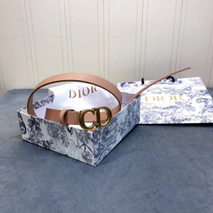 Dior Reversible Saddle Beige Belt Reps - DCB006 - view 01