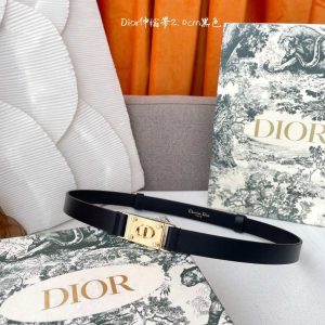 Dior D-Treasure Belt Black Replica - DCB007 - view 01