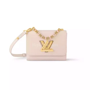 Louis Vuitton Twist Pm Slim Bag Quartz Pinkbeige Epi Grained Leather M13117 Handbag Reps - LH205 - view 01