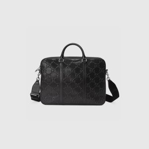 Gucci Embossed Briefcase Reps - GF002 - view 01