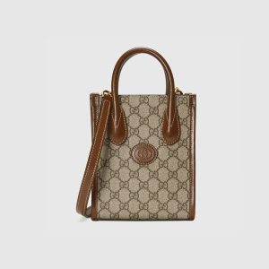 Gucci Mini Tote Bag With Interlocking G Reps - GM047 - view 01