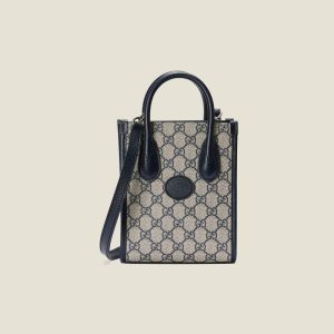 Gucci Mini Tote Bag With Interlocking G Replica - GM046 - view 01