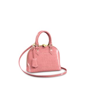 Louis Vuitton Alma BB Crocodilien Brillant Handbag Reps - LH141 - view 01