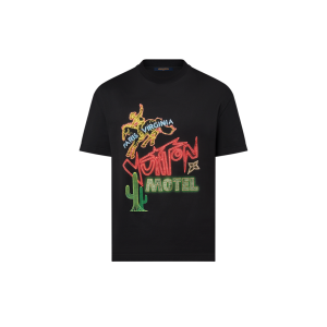 Louis Vuitton Graphic Embellished Cotton T-Shirt Black Reps SPLV002 - view 01