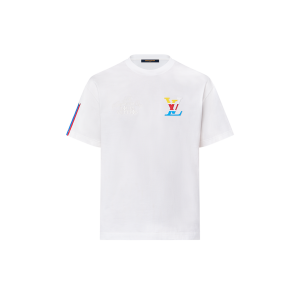 Louis Vuitton Graphic Cotton T-Shirt Milk White Reps - SPLV004 - view 01