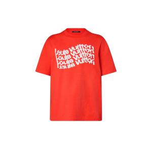 Louis Vuitton Short-Sleeved Cotton T-Shirt Orange Reps - SPLV006 - view 01