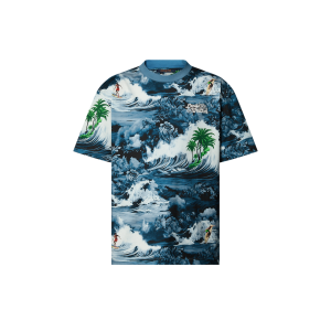 Louis Vuitton Printed Short-Sleeved Cotton T-Shirt Reps - SPLV014 - view 01