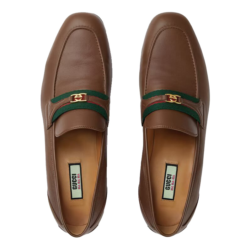 Gucci HA HA HA loafer with Interlocking G Reps - LI002 - view 04