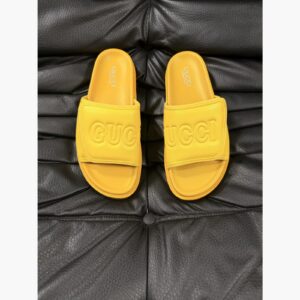 Gucci Women's Logo Slide Sandals – Yellow main product view