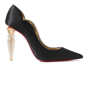 Christian Louboutin Lipstrass Sandal Pumps Black Reps - PCL032 - view 01