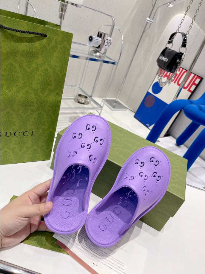Women’s Platform Perforated G Purple Sandal Reps - SC041 - view 05