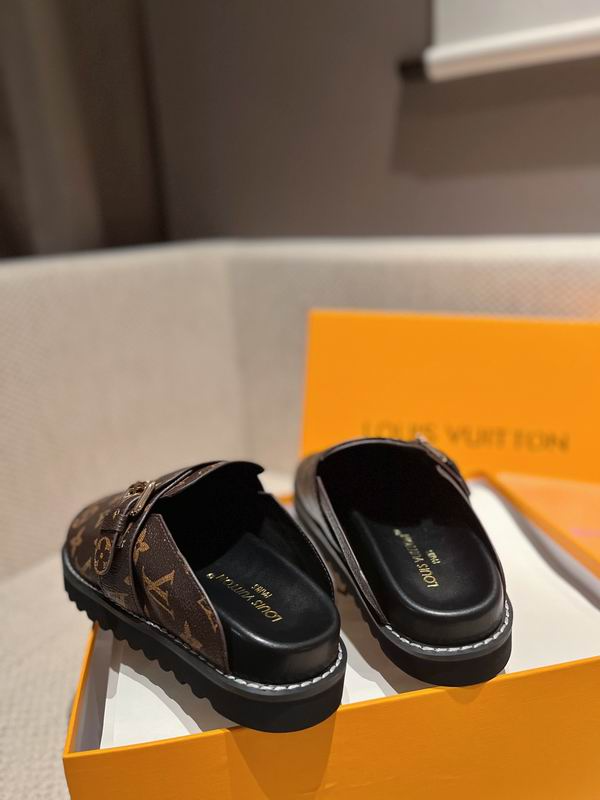 LV Cosy Flat Comfort Clogs Cacao Brown Replica - SLV016 - view 06