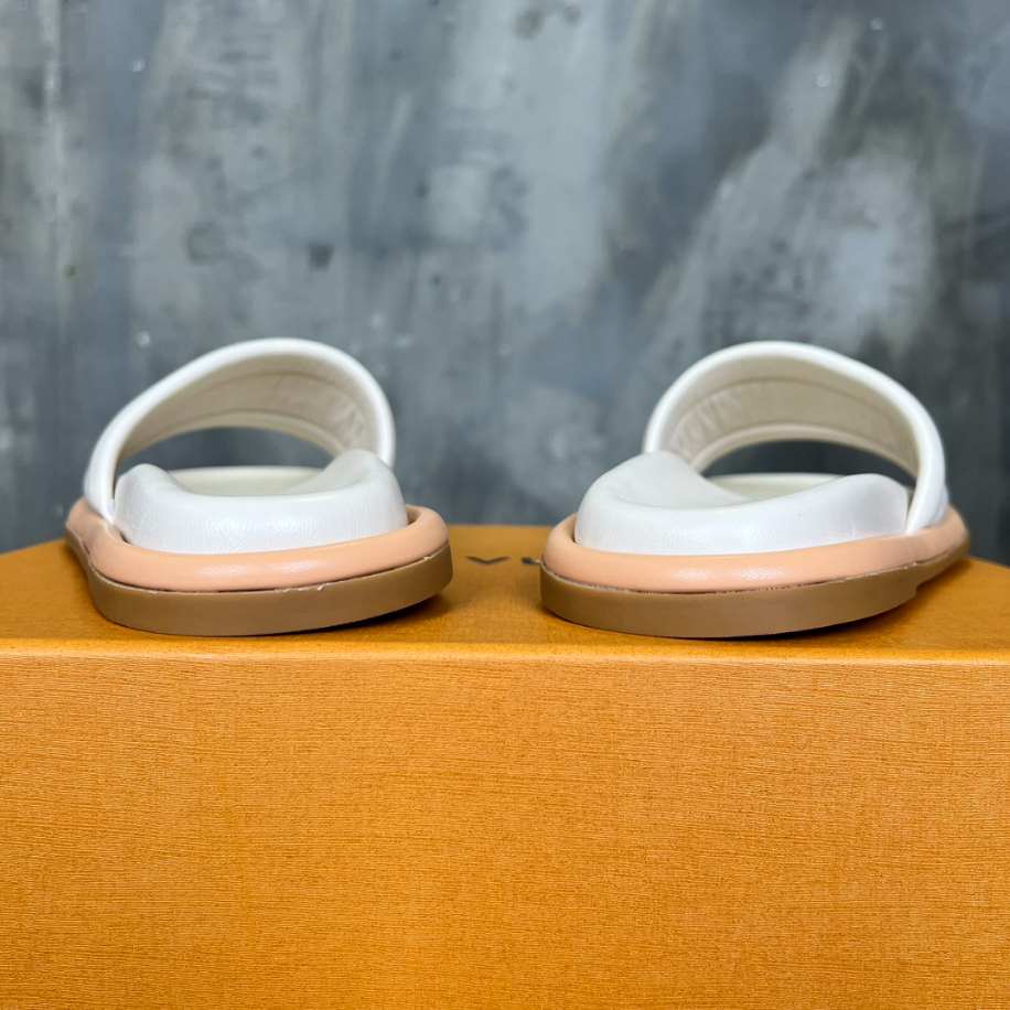 Women Louis Vuitton Bliss Comfort Mules Ecru Replica - SLV002 - view 06