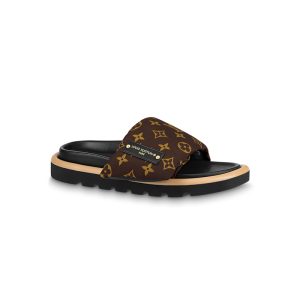 Women LV Pool Pillow Flat Comfort Mules Replica - SLV006 - view 01