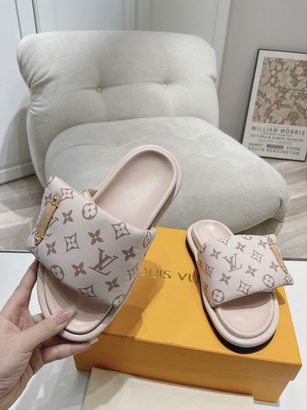 LV Pool Pillow Flat Comfort Mules Sandals Replica - SLV012 - view 03