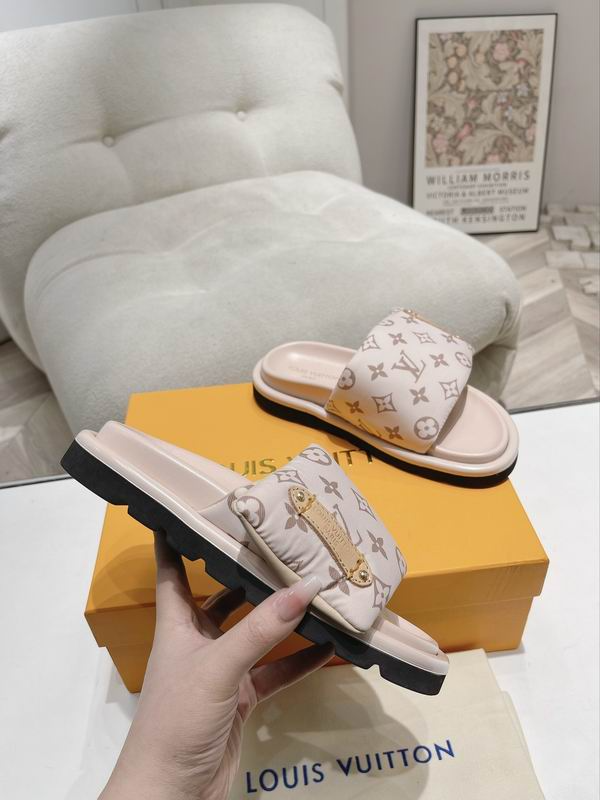 LV Pool Pillow Flat Comfort Mules Sandals Replica - SLV012 - view 04