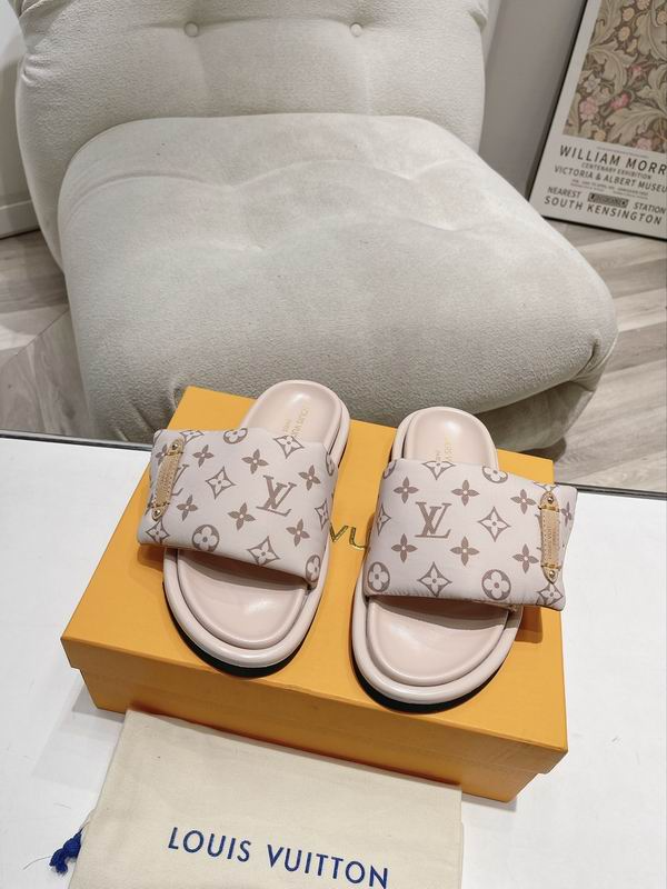 LV Pool Pillow Flat Comfort Mules Sandals Replica - SLV012 - view 05