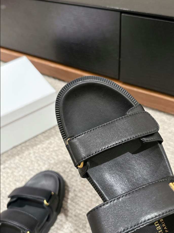Women’s Christian Dior Dioract Platform Black Sandal Reps - DS005 - view 05