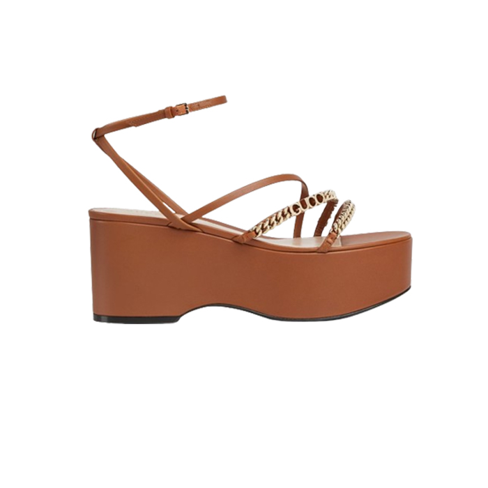Gucci Signoria Flatform Sandal Brown Reps - SC001 - view 01