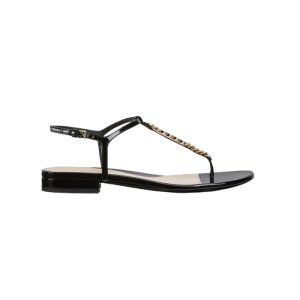 Gucci Signoria Black Patent Leather Thong Sandals Reps - SC002 - view 01