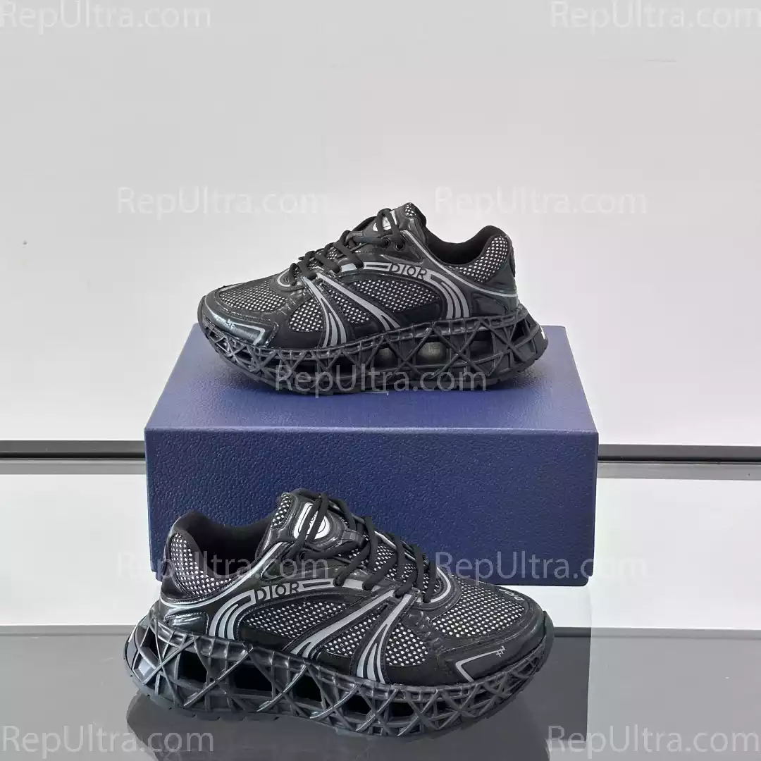 Dior B35 NXXT Sneaker in Black Reps - DR156 - view 06