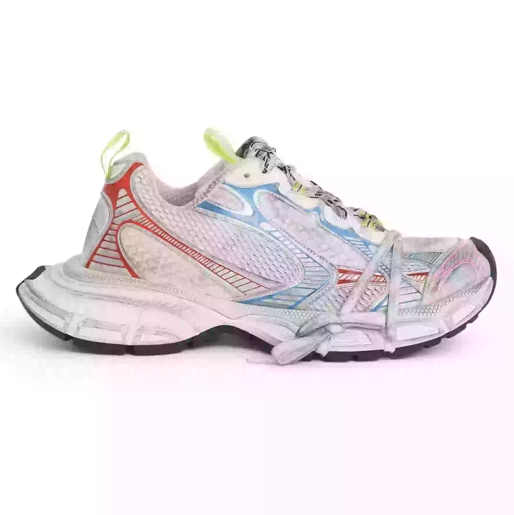 Balenciaga 3XL Sneakers In White And Red And Blue Replica - BK084 - view 01