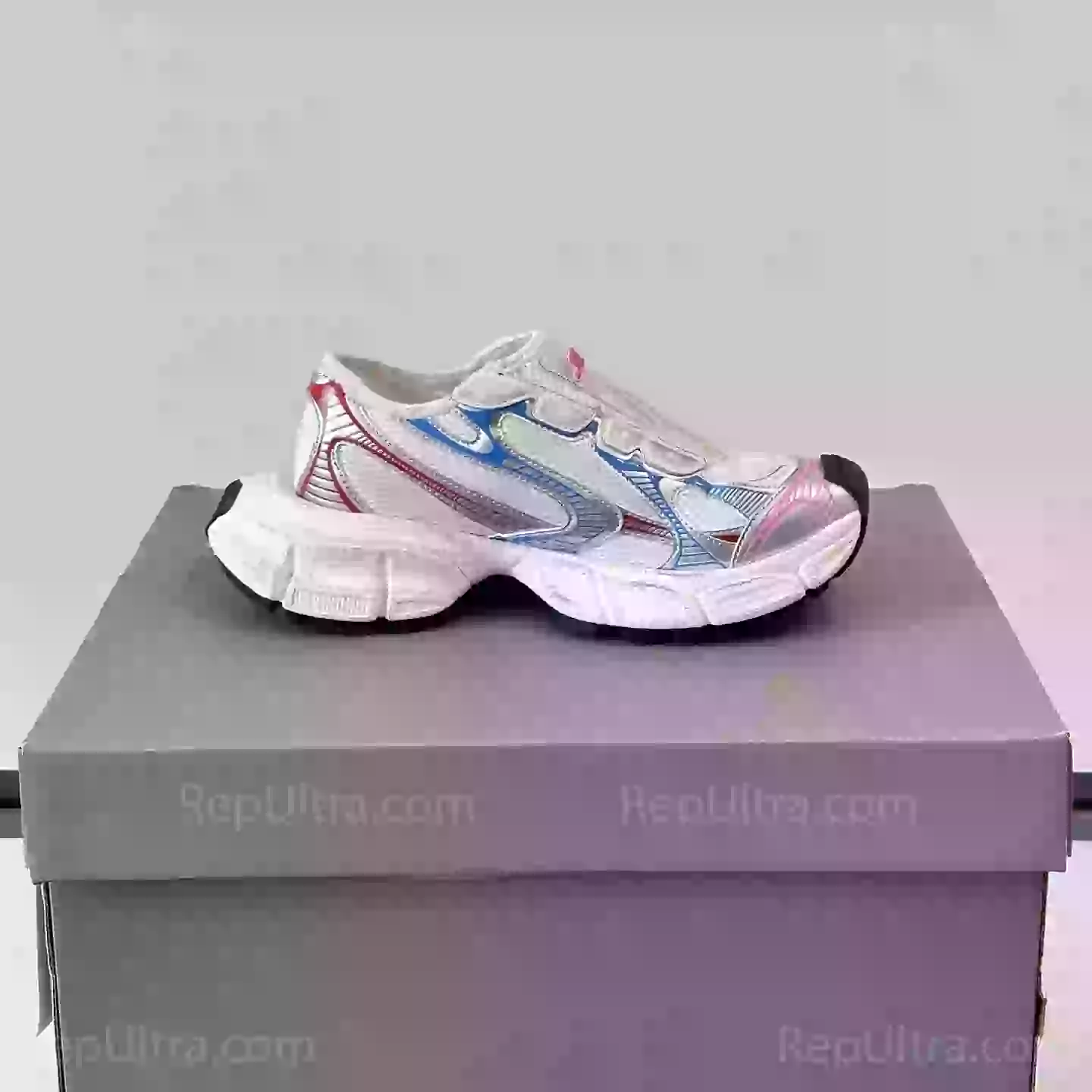 Balenciaga 3XL Sneakers In White And Red And Blue Replica - BK084 - view 02