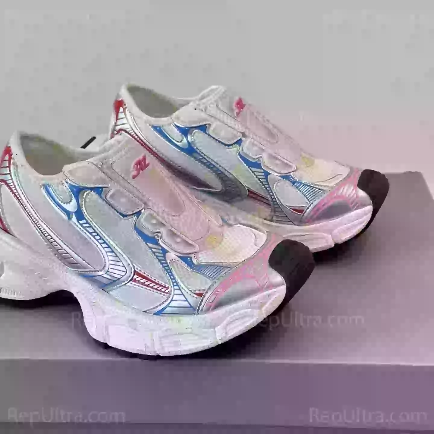Balenciaga 3XL Sneakers In White And Red And Blue Replica - BK084 - view 04
