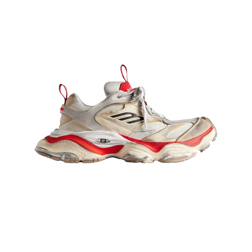 Balenciaga Cargo Beige Grey Red Sneaker Replica - BK055 - view 01