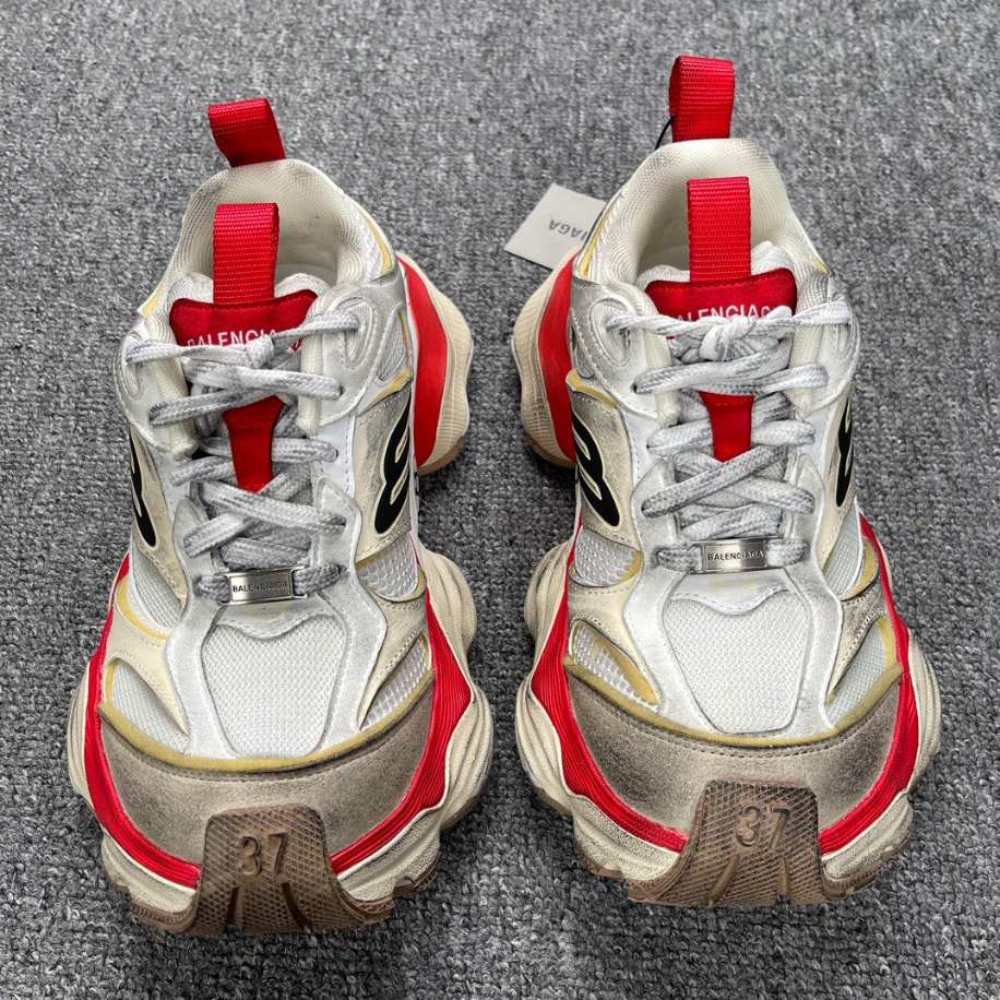 Balenciaga Cargo Beige Grey Red Sneaker Replica - BK055 - view 02