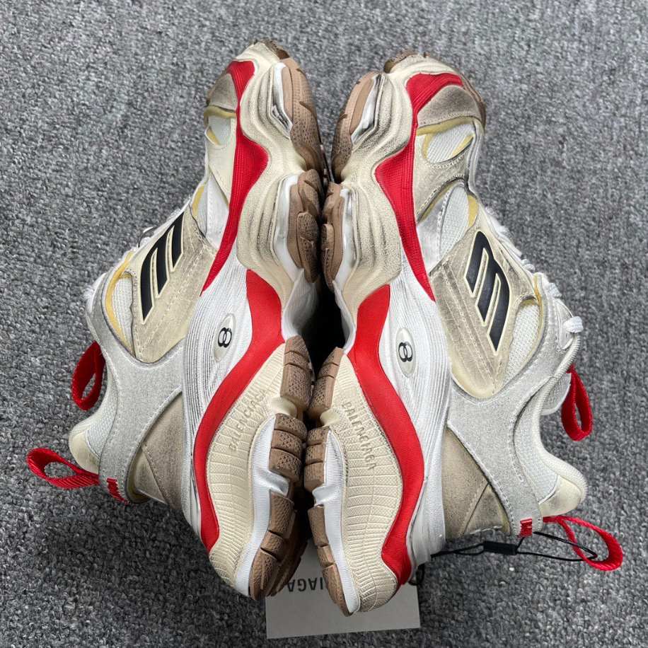 Balenciaga Cargo Beige Grey Red Sneaker Replica - BK055 - view 03