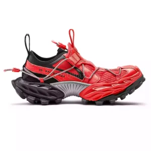 Balenciaga Hike Sneakers In Red And Black Replica - BK078 - view 01