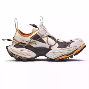 Balenciaga Hike Sneakers In White And Orange Replica - BK077 - view 01