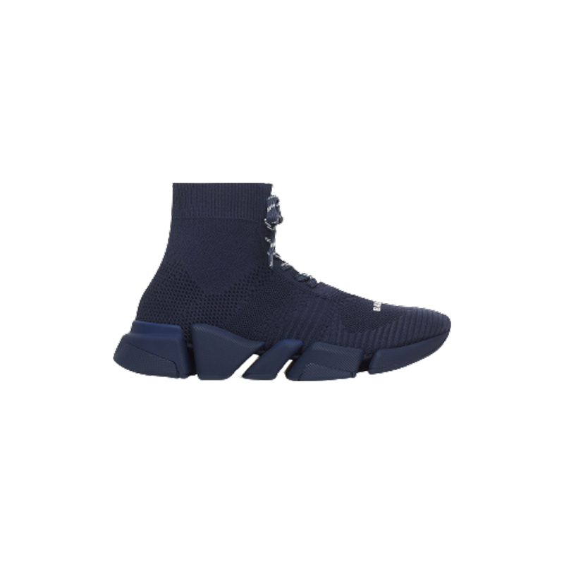 Balenciaga Speed 2.0 Lace-Up Recycled Knit Trainers Replica - BK006 - view 01