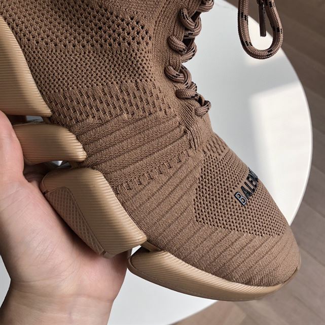 Balenciaga Speed 2.0 Lace-Up Recycled Knit Trainers Replica - BK003 - view 06