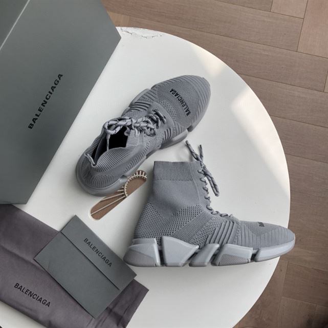 Balenciaga Speed 2.0 Lace-Up Recycled Knit Trainers Replica - BK004 - view 03