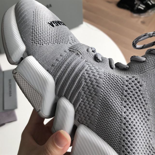 Balenciaga Speed 2.0 Lace-Up Recycled Knit Trainers Replica - BK004 - view 06