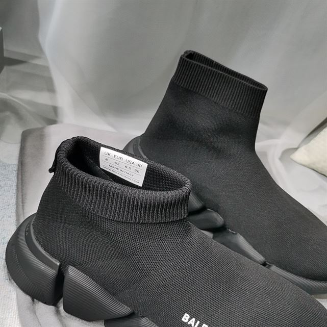 Balenciaga Speed 2.0 Monocolor Recycled Knit Trainers Replica - BK009 - view 03
