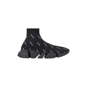 Balenciaga Speed 2.0 Recycled Knit Trainers Reflective Allover Logo Replica - BK012 - view 01