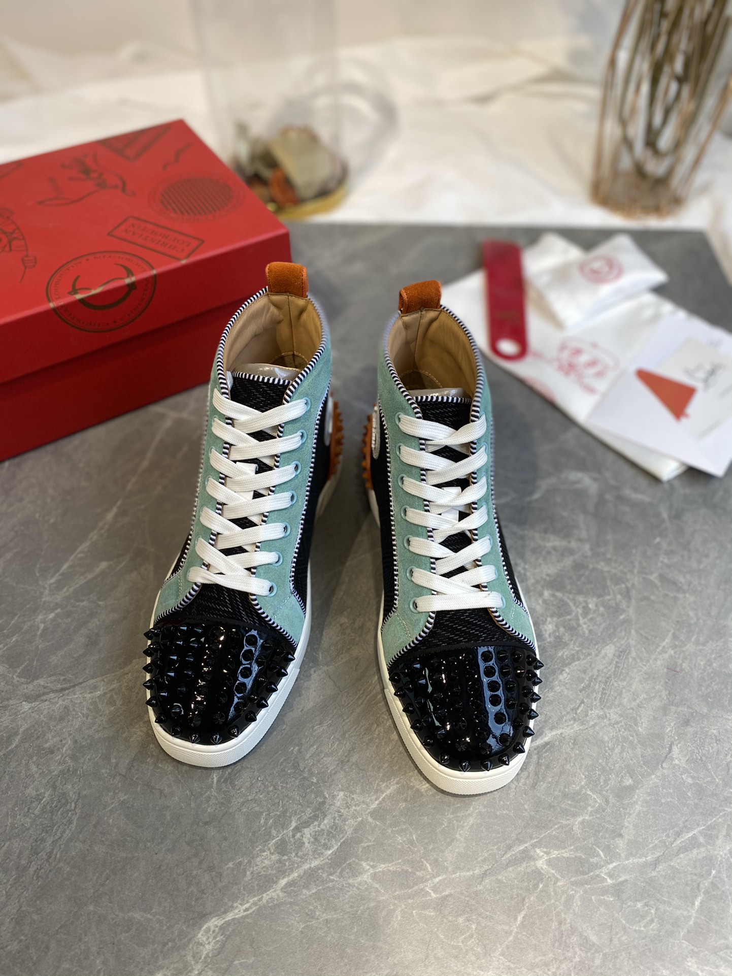 Christian Louboutin High-top Sneakers Replica - CLS25 - view 01