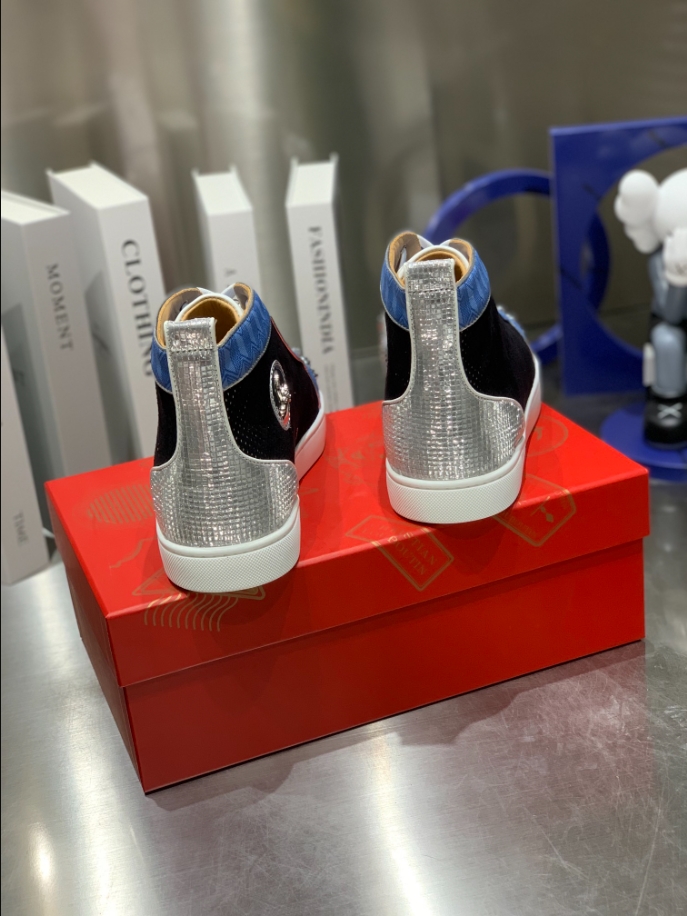 Christian Louboutin Lou Spikes Orlato ‘Multicolor’ Sneaker Reps - CLS113 - view 03