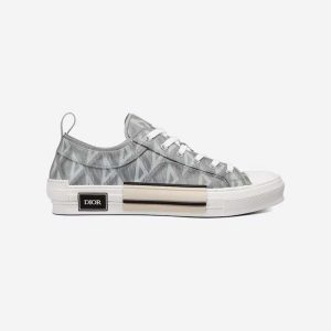 Dior B23 Gray CD Diamond Canvas Sneaker Replica - DR063 - view 01
