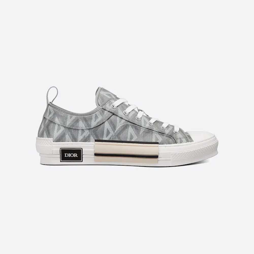 Dior B23 Gray CD Diamond Canvas Sneaker Replica - DR063 - view 01