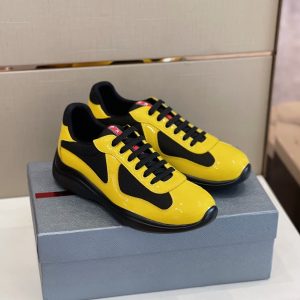 Prada America’s Cup ‘Yellow Black’ Sneakers Reps - PRS022 - view 01