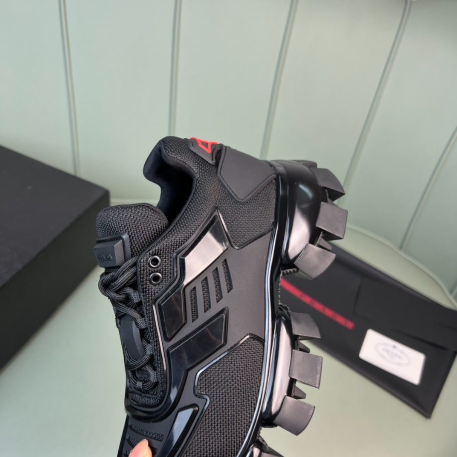 Prada Cloudbust Thunder Black Sneakers Reps - PRS025 - view 03